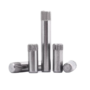 Pasador cilíndrico moleteado de acero inoxidable 304 para bisagra, varilla de conexión de juguete, pestillo M1.5 M2 M2.5 M3 M4 M5 M6 M8 M10 M12 - Product Image 1