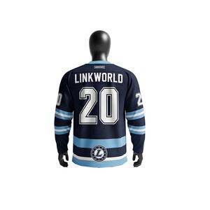OEM Custom Logo Ice Hockey Jerseys Breathable 100% Polyester Sublimated Hockey Uniforms Style Jersey - Product Image 3