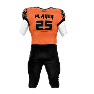 Ensemble d'uniformes de sport à manches courtes pour hommes, haut de maillot de football américain respirant, options de taille plus - Product Image 6