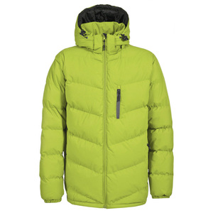 แจ็กเก็ตขนเป็ดมีฮู้ดสำหรับผู้ชายเสื้อแจ็คเก็ตขนเป็ดมีหมวกสีดำพิมพ์ลายวินเทจสำหรับฤดูหนาว OEM - Product Image 3