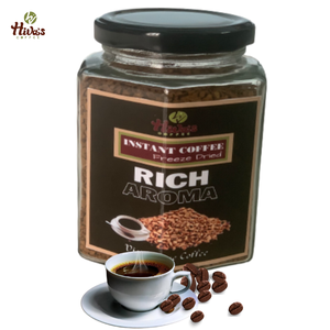 Café instantané de haute qualité du Vietnam, pot en verre de 100 g, café pur lyophilisé, saveur neutre à haute teneur en caféine - Product Image 3