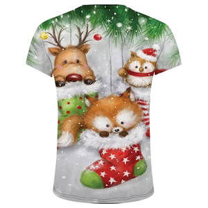 Custom <b>Christmas</b> T-<b>shirts</b> Full Screen Print Logo <b>Christmas</b> T-<b>shirts</b> For <b>Men</b> Casual Hip Hop Style <b>Christmas</b> T-<b>shirt</b> for <b>Men</b> - Product Image 4