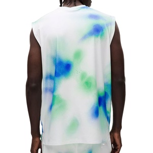 New Design Washed <b>Men's</b> Fashionable Sporty Breathable Quick Dry Tank Top High Street Outdoor Summer Arrival Heavyweight 100% - Product Image 5