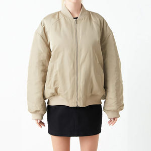 Nouveau style de veste universitaire en satin à prix de gros sur mesure pour femmes meilleure vente de veste en satin pour femmes - Product Image 4