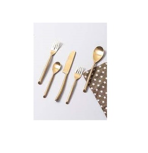 hot sale luxury Gold plating Traditional Cutlery Stainless Steel Titanium gold <b>Flatware</b> <b>Set</b> Safe and healthy for daily use - Product Image 1