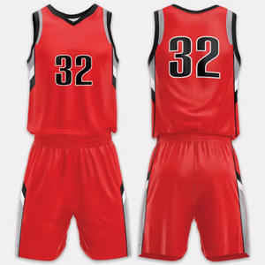 2025 adultes uniformes de basket-ball Double face à séchage rapide Polyester respirant imprimé Logo nom et numéro uniforme de basket-ball - Product Image 1