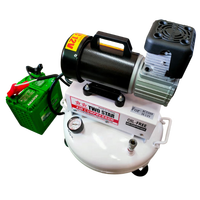 12V 220V Haute Qualité 2.5HP Sans Huile Portable Mini Compresseur D'air avec 12 litres réservoir Menuiserie Outils Travail