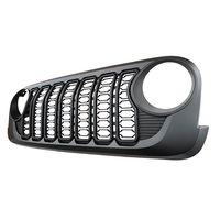 LUMA Pare-chocs avant ABS JK Upgrade to 2024 JL Grill 4x4 Accessoires Grille 2007-2017 Sahara Rubicon pour Jeep Wrangler JK