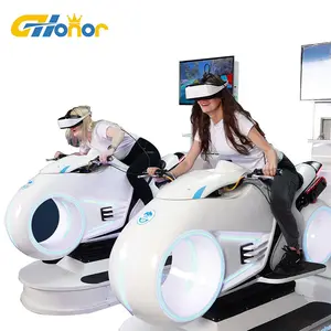 Amusement Park 9D Virtual Reality 6Dof Racing Game Machine Driving Simulator Racing Car vr Simulator