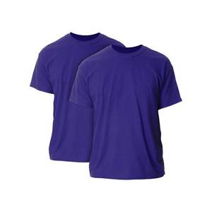 Camiseta de algodón 100% para hombre, camisetas finas de verano suaves informales para Fitness, ropa de casa para hombre, camiseta sólida de manga corta con cuello redondo para hombre - Product Image 1