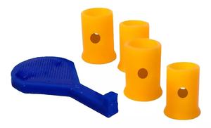 ไม้ตีเทนนิสปรับแต่งได้ไม้ตีเทนนิสวัสดุยางกันกระแทก8ระดับสำหรับผู้เล่น - Product Image 4