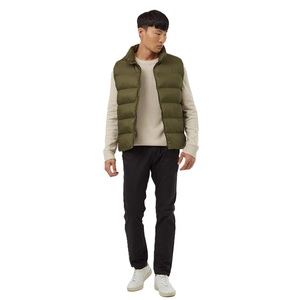 2025 nuevas chaquetas cálidas de invierno para hombres y mujeres moda Casual sin mangas Stand Collar Zip Up Puffer chaleco prendas de vestir exteriores - Product Image 5