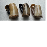 Mini tasses à boire en corne sur mesure avec poignées, idéales pour les magasins d'hydromel et les magasins de fournitures nordiques pour la revente