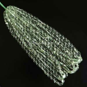 Cuentas de amatista verde natural, lisas y ovaladas, para la fabricación de joyería, proveedor mayorista, fabricante, India, al por mayor. - Product Image 2