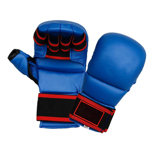 Guantes de Boxeo MMA de Medio Dedo, Tres Capas, Impermeables, de PU, Absorbentes de Humedad, con Cierre de Gancho y Bucle, Marca Personalizada, Unisex, para Adultos - Product Image 1