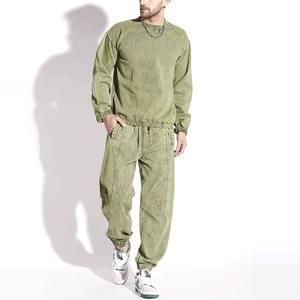 Fournisseur pakistanais de survêtements délavés à l'acide pour hommes, service OEM, survêtement décontracté tendance, survêtement streetwear, dernier design 2025 - Product Image 2