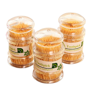 Palillos de Dientes de Bambú Natural Premium, Grado Alimenticio, Suaves y Ecológicos - Product Image 1