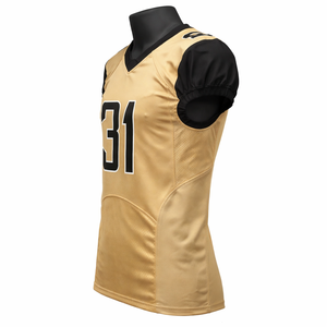 Uniformes de Fútbol Americano Personalizados al por Mayor, Cuello en V, Malla, para Entrenamiento y Juego, OEM ODM - Product Image 4