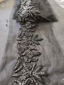 Indian Exporter's Handmade Heavy <b>Beaded</b> Lace Trimmings for Suit & Dupatta Decoration on Sale <b>Beaded</b> <b>Trims</b> - Product Image 2