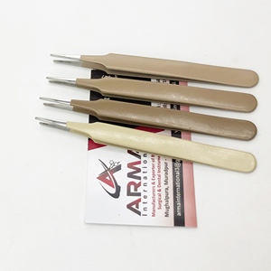 Pinzas Profesionales para Pestañas, Punta Recta y Gruesa, Fáciles de Usar para Separar Pestañas, Pinzas de Acero Inoxidable - Product Image 4