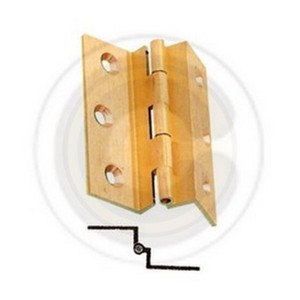 Cerniera Fresata con Collo in Oro Satinato Gr.60x50** - Product Image 1