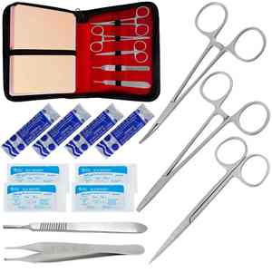 Meilleure vente en gros prix Sutur Kit, Medic Instruments avec coussinet de couture étudiants en médecine Kits de pratique, 2 ans de garantie - Product Image 3