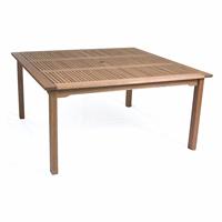Nouvel arrivage Ensemble de mobilier de salle à manger d'extérieur Table carrée pour 8 personnes en teck Table pliante de jardin et de patio Siège élégant au design pour la salle à manger