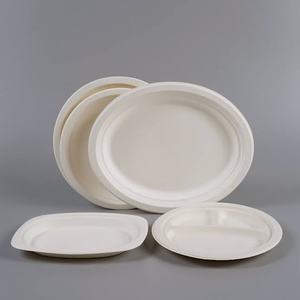 Premium 12 Inch Eco-Friendly Disposable Dinnerware Heavy-Duty Biodegradable & Compostable Bagasse <b>Plates</b> Exported to India - Product Image 1