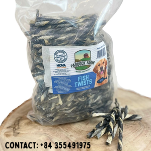 Golosinas de piel de pescado Basa seca para perros/Mejor natural, crujiente y asequible/Sra. Jessi - Product Image 2