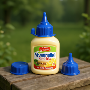 Food Grade <b>Plastic</b> Nozzle <b>Cap</b> For Mayonnaise Sauce Bottles Squeeze Bottle Closure With Secure Screw On Design For Packaging - Product Image 2