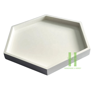 Offre Spéciale Pentagone plateau de service en gros Vietnam plateau fait main OEM plateau de laque de HNH Craft - Product Image 5