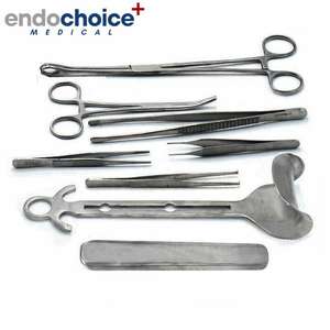 Juego de instrumentos quirúrgicos de laparotomía de acero inoxidable de 47 Uds. Equipos de laparotomía quirúrgica de alta calidad de Endochoice Medical - Product Image 2