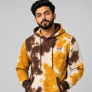Sudadera con Capucha Tie Dye para Hombre, Ropa Casual, Logotipo Personalizado, Sudadera de Felpa de Algodón Suave, Sudadera con Capucha de Moda Urbana para Hombre - Product Image 6