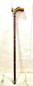 Bastón hecho a mano de madera de primera calidad con mango de madera, producto al mejor precio del proveedor de la India - Product Image 2
