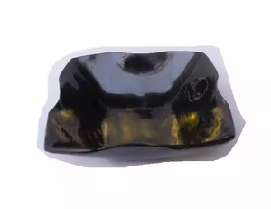 Bol en corne de buffle de forme carrée disponible dans toutes les tailles artisanat en corne bol en corne décoratif finition polie par l'artisanat en croissant - Product Image 1