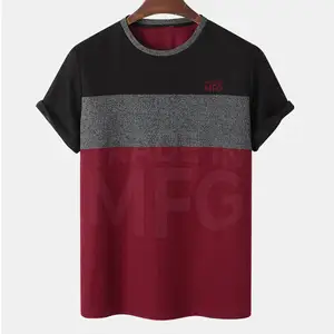 Fully Customized 2024 Men's T-shirt Summer Wear New Fashion Logo Printed O Neck Men T-shirt