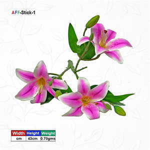 <b>Artificial</b> <b>Flower</b> Orchid AFF-S-4.1-Plastic Handmade Realistic Modern Style Different Colors Available - Product Image 1