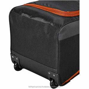 Sac de cricket sac de bagages à rouleaux de cricket robuste grand équipement de roulement de softball accessoires de baseball sacs de chariot - Product Image 5