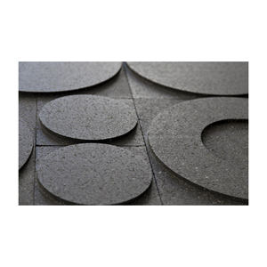 Panneau mural en basalte noir populaire Forme de bloc Revêtement mural en basalte en pierre de lave noire et carrelage en pierre de lave - Product Image 4