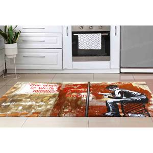 Tapis imprimé artistique - Design moderne inspiré de Banksy pour la maison, le bureau, tapis en velours de luxe - Product Image 5