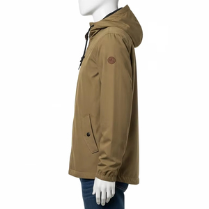 Chaqueta cortavientos de lona para todas las estaciones, chaqueta impermeable ligera de tela de algodón duradera para hombres y mujeres, ropa para exteriores - Product Image 3
