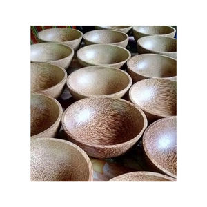 Tazón de Madera de Coco MÁS VENDIDO, Limpio y Pulido, para Servir Ensaladas Orgánicas y como Utensilio Decorativo de Cocina para Cenas Elegantes en el Hogar - Product Image 5