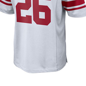 Vêtements de sport en gros, maillot de football américain personnalisé rose et noir, vêtements de rue athlétiques unisexes, maillot de football en maille polyester - Product Image 6