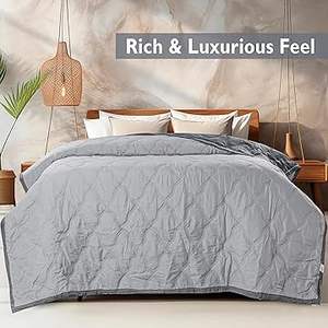 Edredones de microfibra reversibles de calidad premium y subpremium | Ultra-Suave y ligero | Color sólido | Todas las estaciones - Product Image 2