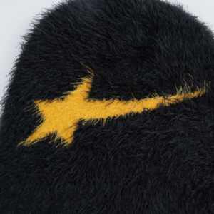 Bonnets d'hiver tricotés sur mesure, unisexes, chauds, en laine, vente en gros, logo personnalisé, bonnets en mohair - Product Image 4