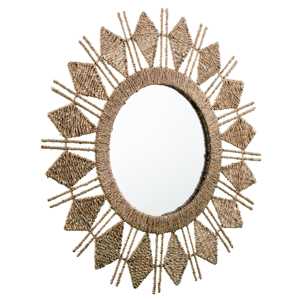 Vietrustic Home Inspiration Wall Adorno Seagrass Yute Espejo para Babyroom Decor - Product Image 2