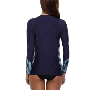 Vêtements d'entraînement de haute qualité Slim Fit femmes Rash Guard produit le plus vendu femmes chemise de Compression à manches courtes Rash Guard - Product Image 5