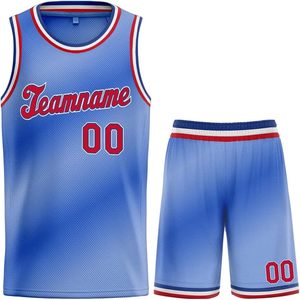 Ensembles d'uniformes de basketball respirants de haute qualité, grandes tailles, maillots d'équipe personnalisables, fabrication directe d'usine, fabricant OEM rapide - Product Image 1