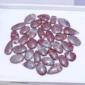 Cabochon en quartz jaspe grain de café 100% naturel, pierre précieuse, formes variées, haute qualité, tailles personnalisables, prix de gros, pour bijoux - Product Image 6