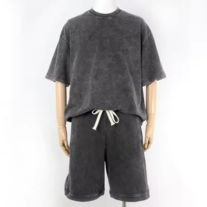 Ensemble sportif pour hommes d'été, t-shirt à manches courtes, t-shirt court, 2022 - Product Image 4